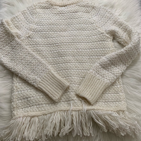 Topshop Fringe Hem Knit Sweater - Picture 6 of 6